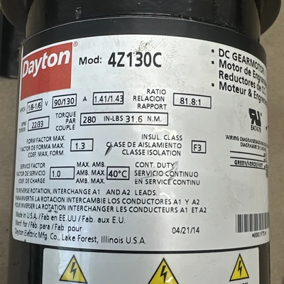 NEW Dayton 4Z130C