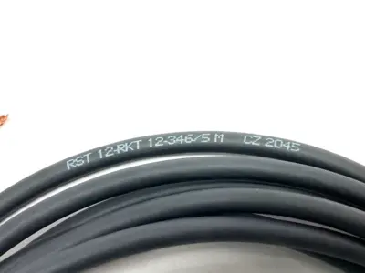 USED LUMBERG SENSOR ACTUATOR CORDSET 12-PIN MALE 12' LENGTH