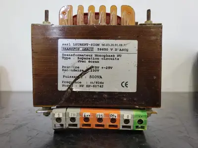500 VA Transformer, 575 pri. volts, 230 sec. volts