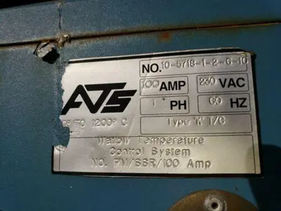 USED ATS LAB FURNACE
