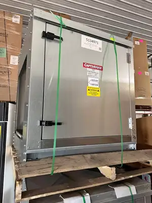 New | in-Stock CaptiveAire New CaptiveAire Stainless Pizza Hood and Main Line Exhaust Hood System HVAC Parts and Equipment Illinois US | Falcon Restaurant Supply #1375817