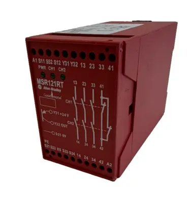 ALLEN-BRADLEY MSR121RT SAFETY RELAY 440R-J23100 SERIES A 115VAC NEW, SURPLUS