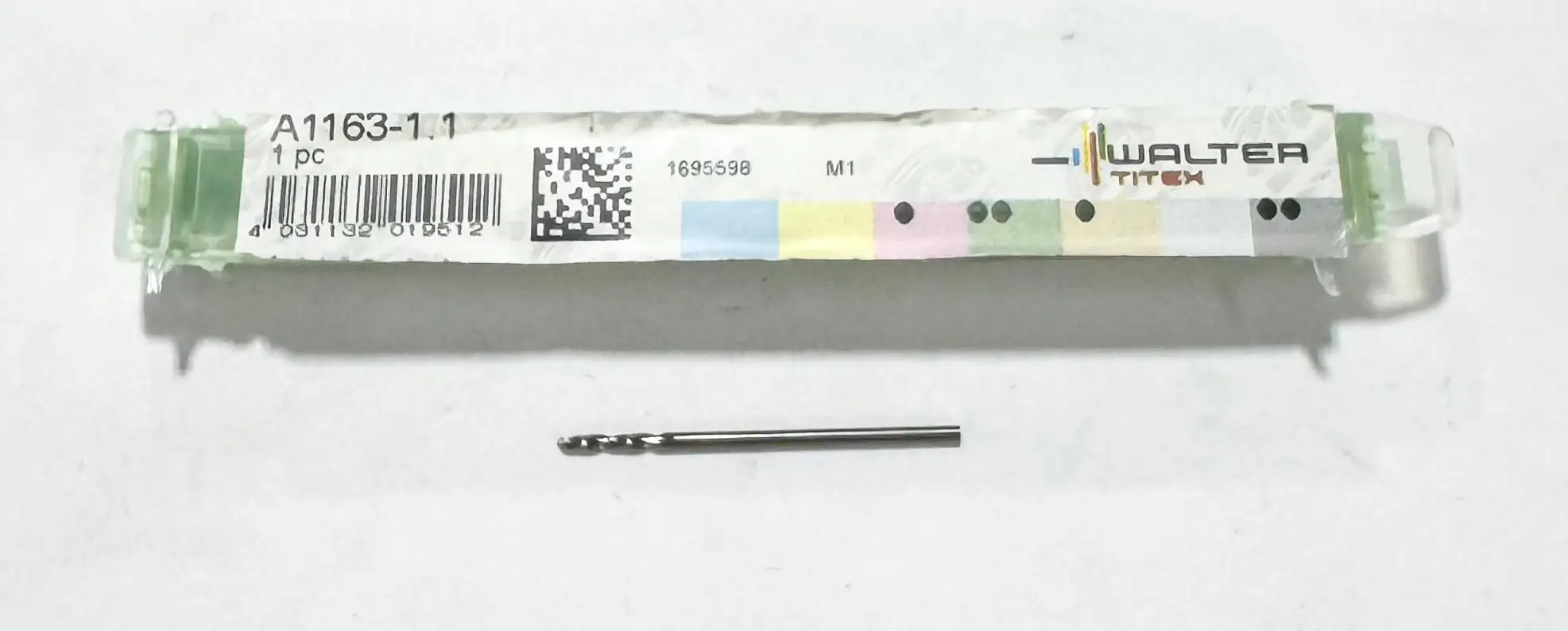 Walter-Titex 1.1mm Solid Carbide Drill 3xD 2 Flute 118 Deg