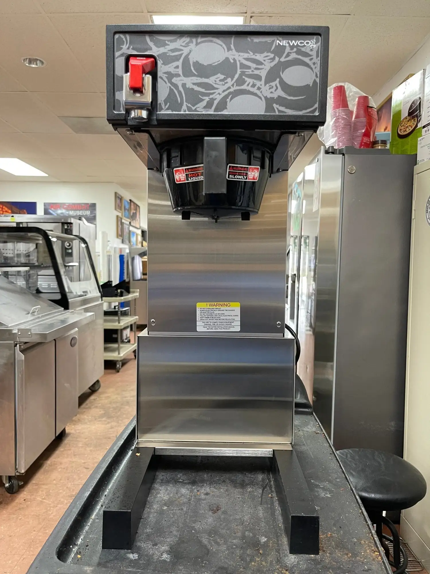 Used Newco Used Newco NK-PDAF Commercial Automatic Tall Coffee Brewer Machine 120V Coffee Equipment Illinois US | Falcon Restaurant Supply #1376184