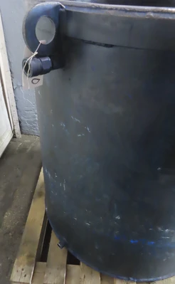 180 gallon Carbon Steel Mix Tank, flat bottom