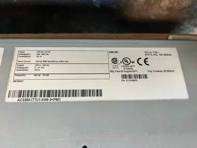 USED ABB ACS800-ITTU1-0100-5+P901