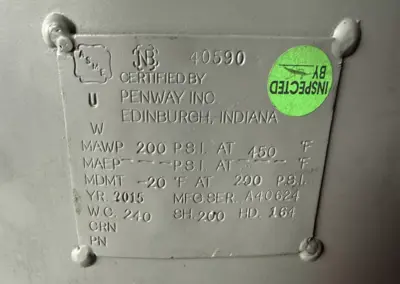 USED PEAK INDUSTRIAL 20-6021 NITROGEN GAS GENERATOR SYSTEM