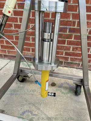 USED SEPTECH ANNULAR EXPANSION STAINLESS STEEL PREPARATIVE HPLC COLUMN
