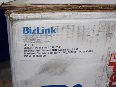 Used BIZLINK 8.603.052.2001 Robot Parts Ohio US | HGR 24 #942612