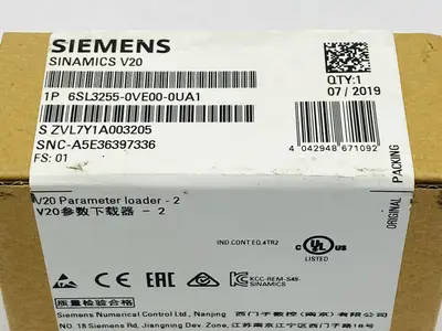 NEW SIEMENS SIEMENS 6SL3255-0VE00-0UA1 SINAMICS V20