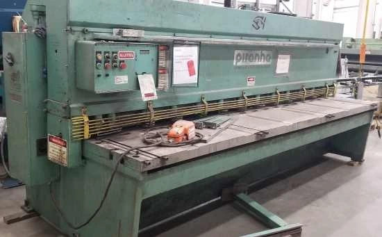 Used 2001 PIRANHA ALLSTEEL 1/4-12 Power Squaring Shears (Inch) | SOMINN MACHINERY SALES #353376