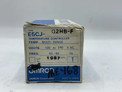 Used OMRON E5CJ-Q2HB-F Misc Electrical & Power Parts | ND Industrial Surplus #1216334