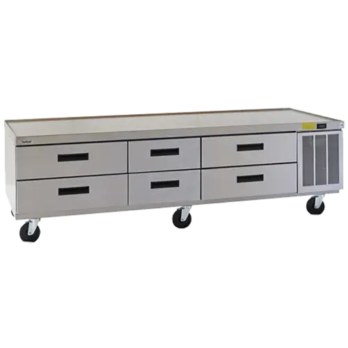 Delfield F2996CP 96 1/4" Chef Base W/ (6) Drawers - 115v