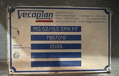 USED 2005 VECOPLAN RG 52/150 SPK FF