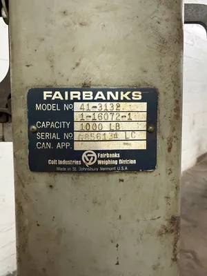 FAIRBANKS 41-3132 SCALES | Turner's Machinery (5)