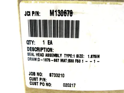 NEW JOHN CRANE M130678 SEAL HEAD ASSEMBLY MRS-39-0040 D1875667 704357