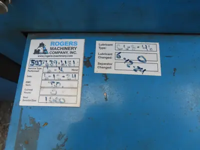 2010 Rogers Machinery Company MG-V-40-100 Air Compressors | MD Equipment Services LLC (13)