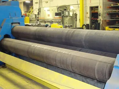 1975 Bertsch 3 Roll Initial Pinch Roll, 5/8" X 144" Capacity, 14" Roll Diameter, 20 hp