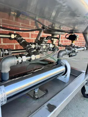Used SANI MATIC STAINLESS STEEL 400 L COP SYSTEM PARTS WASHER SKID W/ HEATING, PUMP Parts Washers California US | Equipment Lab #1461704