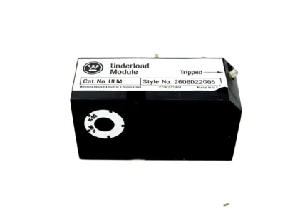 NEW WESTINGHOUSE ULM RELAY UNDERLOAD MODULE 2608D22G05 MODEL A