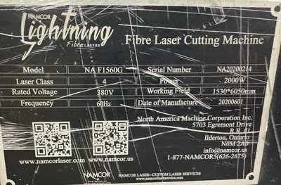2020 NAMCOR Lightning Laser Cutters | THREE RIVERS MACHINERY (9)