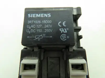 Siemens 3RT1627-1A Motor Starter Contactor Aux Contacts 690V 36A 3Ph 230V Coil