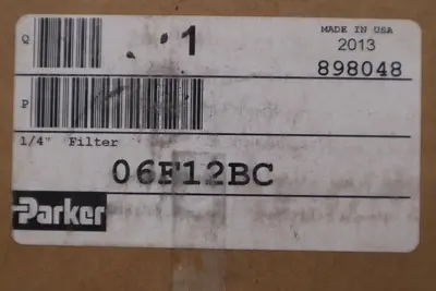 NEW OPEN BOX PARKER 06F12BC / 06F12BC AIR REGULATOR STOCK GF515