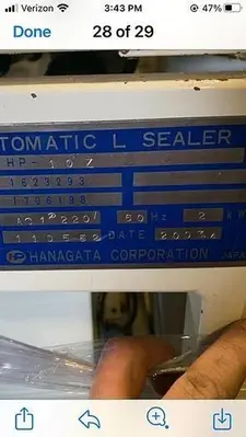 Used _UNKNOWN_ _UNKNOWN_ Automatic L Bar Sealers Pennsylvania US | Global Equipment International, LLC #1431556