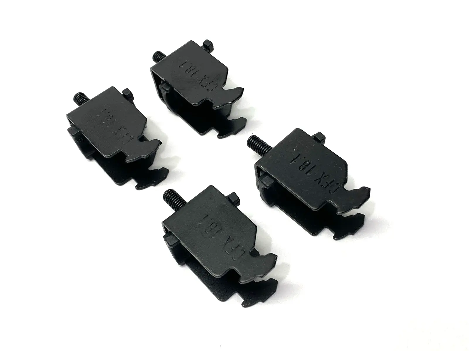 USED IGUS STRAIN RELIEF CLAMPS MISSING BOTTOM PLASTIC PIECE LOT OF 4