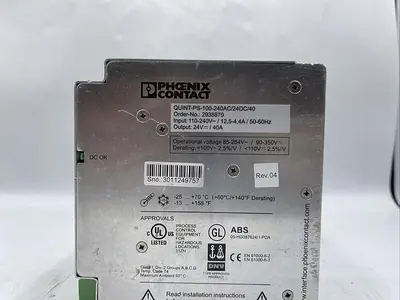 USED PHOENIX CONTACT QUINT-PS-100-240AC/24DC/40