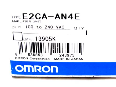 NEW OMRON E2CA-AN4E AMPLIFIER 100-240VAC E2CAAN4E