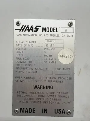USED 1997 HAAS VF-3