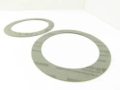 Ingersoll Rand 39487418 Flange Gasket Compressor 8-3/4"OD x 6-5/8" ID Lot of 2