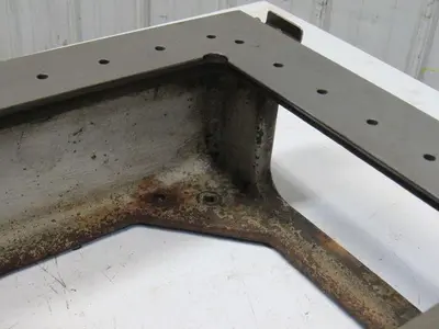 Mitsubishi DWC-80 Wire EDM Machine Work Holding Casting Fixture 16-1/2"x16-1/2"