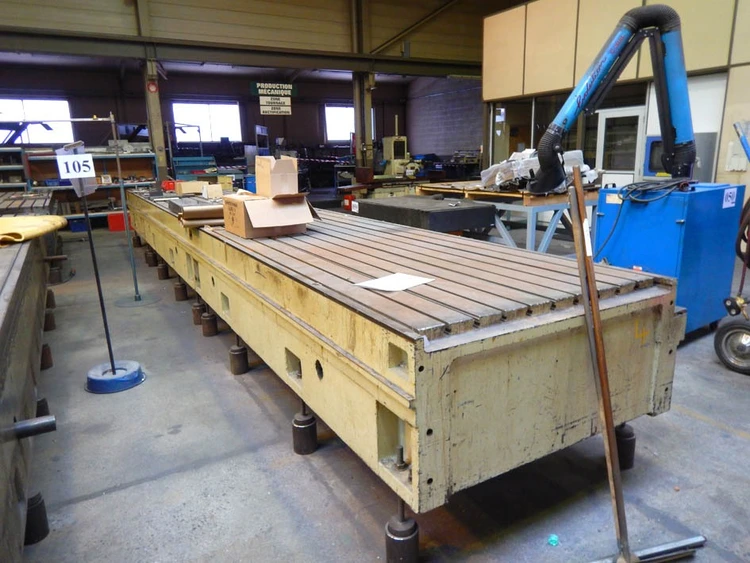 Used T-SLOT TABLE 8970 X 1370 X 640 MM Tables, Floor & Layout Plates BE | Apt International N.V #366549