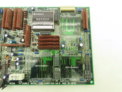 Okuma E4809-045-146-B Printed Circuit Board Bubble Memory Card PCB Lot of 2