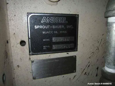 Used SPROUT BAUER DSF 1518 Granulators Illinois US | Aaron Equipment #86599