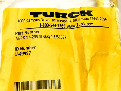 New | in-Stock TURCK SPLITTER Misc Industrial Equipment | Maverick Industrial Sales #1106974