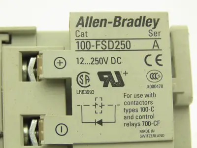 Allen Bradley 100S-C09EJ14C 4 Pole Contactor Safety Control Relay 24VDC Coil