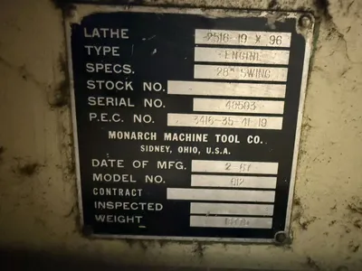 MONARCH 612 Lathes | ListingHippo (23)