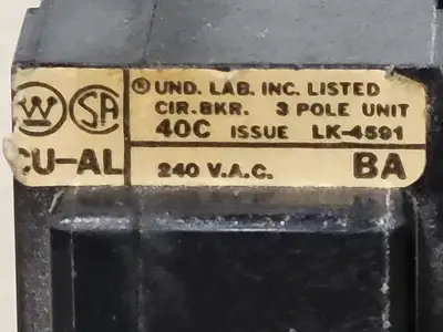 USED WESTINGHOUSE BAB3050H