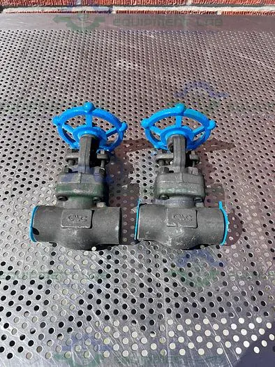 Used LOT OF 2 - GWC A105 VALVE 1" CLASS 800 Valves/Fittings California US | Equipment Lab #485549