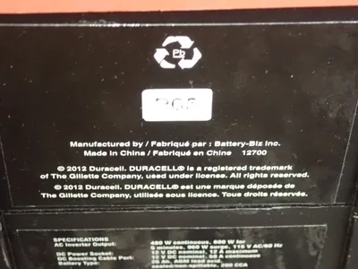 Used DURACELL POWERPACK 600 Miscellaneous MRO Ohio US | HGR 24 #776255
