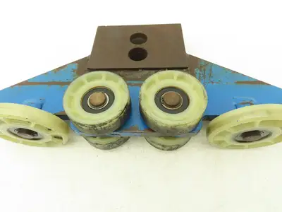 Gorbel Workstation Bridge Crane Hoist Push Trolley Welded Plate 14-3/8"L