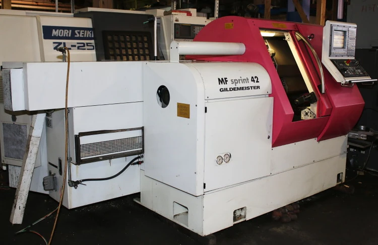 Used 2000 Gildemeister MF Sprint 42 CNC Lathes New Jersey US | Machinery Values #302262