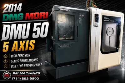 2014 DMG MORI DMU 50 Vertical Machining Centers (5-Axis or More) | PM Machines (2)
