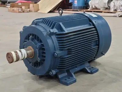 60 hp, 460 volts, 1185 rpm, 404T Electric Motor Type RGZZESD