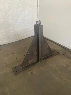 (2) 7" x 36" x 26" ANGLE PLATES. STOCK #0104423.