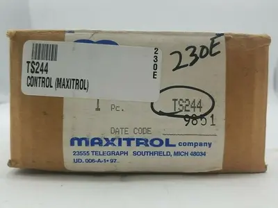 New | in-Stock MAXITROL TS244 Misc Electrical & Power Parts | ND Industrial Surplus #1222657
