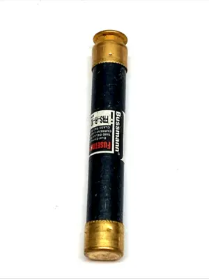 USED BUSSMANN CLASS RK5 10A 600 VAC / 300 VDC DUAL‑ELEMENT TIME‑DELAY FUSE
